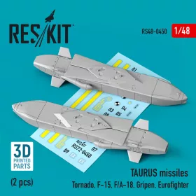   ResKit Models TAURUS missiles (2 pcs) (Tornado, F-15, F/A-18, Gripen, Eurofighter) (3D Printed) - TAURUS – rakéták, 2 db