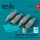 ResKit Models UB-32A-73 rocket launchers (4 pcs) (Su-7,Su-17,Su-24,Su-25,MiG-21,MiG-23,MiG-27,YaK-38) (3D Printed) - rakétaindítók, 4 db