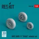 ResKit Models AMX (AMX-T) Ghibli wheels set (3D Printed) - AMX (AMX-T) Ghibli – kerékkészlet