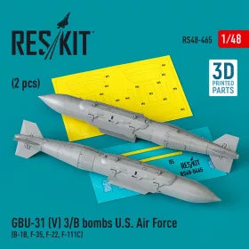  ResKit Models GBU-31 (V) 3/B bombs U.S. Air Force (2 pcs) (B-1B, F-35, F-22, F-111C) (3D Printed) - GBU-31 (V) 3/B – bombák, 2 db