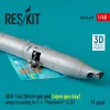ResKit Models SUU-16A 20mm gun pod (open gun bay) wings mounting for F-4 Phantom II (C,D) (1 pcs) (3D Printed) - gépágyúkonténer, 1 db