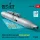 ResKit Models SUU-16A 20mm gun pod (close gun bay) with centerline pylon for F-4 Phantom II (C,D) (1 pcs) (3D Printed) - gépágyúkonténer, 1 db