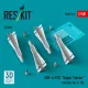ResKit Models AIM-4 (F, G) Super Falcon missiles for F-106 (4 pcs) (3D Printed) - AIM-4 (F, G) Super Falcon – rakéták, 4 db