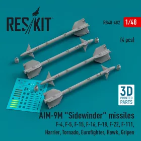 ResKit Models AIM-9M Sidewinder – rakéták, 4 db