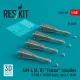 ResKit Models AIM-4 (A, B) Falcon missiles (4 pcs) (F-89H, F-101B/F (early, late), F-102A) (3D Printed) - AIM-4 (A, B) Falcon – rakéták, 4 db