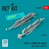 ResKit Models GBU-62 (JDAM-ER) bombs with pylons for MiG-29 Fulcrum (2 pcs) (3D Printed) - GBU-62 (JDAM-ER) – bombák, 2 db
