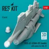 ResKit Models GBU-62 (JDAM-ER) bombs with pylons for MiG-29 Fulcrum (2 pcs) (3D Printed) - GBU-62 (JDAM-ER) – bombák, 2 db