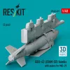 ResKit Models GBU-62 (JDAM-ER) bombs with pylons for MiG-29 Fulcrum (2 pcs) (3D Printed) - GBU-62 (JDAM-ER) – bombák, 2 db