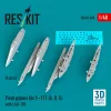 ResKit Models Pivot pylons for F-111 (A, D, E) with LAU-105 (4 pcs) (3D Printed) - fegyverfelfüggesztő pilonok, 4 db