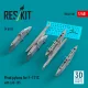 ResKit Models Pivot pylons for F-111C with LAU-105 (4 pcs) (3D Printed) - fegyverfelfüggesztő pilonok, 4 db