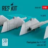 ResKit Models Pivot pylons for F-111C with LAU-105 (4 pcs) (3D Printed) - fegyverfelfüggesztő pilonok, 4 db
