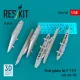 ResKit Models Pivot pylons for F-111F with LAU-105 (4 pcs) (3D Printed) - fegyverfelfüggesztő pilonok, 4 db