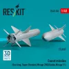 ResKit Models Exocet missiles (2 pcs) (Sea King, Super Etendard, Mirage 2000, Rafale, Mirage F.1) (3D Printed) - Exocet – rakéták, 2 db