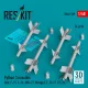 ResKit Models Python 3 missiles (4 pcs) (Kfir, F-15, F-16, MiG-21, Mirage F.1, JF-17, FC-1) (3D Printed) - Python 3 – rakéták, 4 db