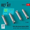 ResKit Models CBU-89A cluster bombs GATOR (4 pcs) (A-10, F-15E, F-16, B-52, B-1B, B-2) (3D Printed) - CBU-89A – kazettás bombák, 4 db