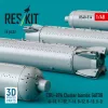 ResKit Models CBU-89A cluster bombs GATOR (4 pcs) (A-10, F-15E, F-16, B-52, B-1B, B-2) (3D Printed) - CBU-89A – kazettás bombák, 4 db