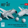ResKit Models AGM-142 Popeye 2/Have Lite missiles (2 pcs) (F-16I, Kfir, Mirage 2000C, B-52H) (3D Printed) - AGM-142 Popeye 2/Have Lite – rakéták, 2 db