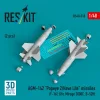 ResKit Models AGM-142 Popeye 2/Have Lite missiles (2 pcs) (F-16I, Kfir, Mirage 2000C, B-52H) (3D Printed) - AGM-142 Popeye 2/Have Lite – rakéták, 2 db