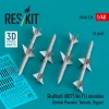 ResKit Models Skyflash (RB71/Av.71) missiles (4 pcs) (British Phantom, Tornado, Viggen) (3D Printed) - Skyflash (RB71/Av.71) – rakéták, 4 db