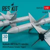 ResKit Models Skyflash (RB71/Av.71) missiles (4 pcs) (British Phantom, Tornado, Viggen) (3D Printed) - Skyflash (RB71/Av.71) – rakéták, 4 db