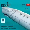 ResKit Models AN/AVQ-10 Pave Knife laser designation pod (1 pcs) (F-4D, A-6A) (3D Printed) - AN/AVQ-10 Pave Knife laser designation – konténer, 1 db