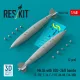 ResKit Models Mk.84 with BSU-36/B bombs (2 pcs) (F-15E, F-16, F-111F, AV-8B, F/A-18D) (3D Printed) - Mk.84 – bombák BSU-36/B egységgel, 2 db