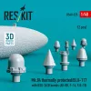 ResKit Models Mk.84 thermally protected/BLU-117 with BSU-36/B bombs (2 pcs) (AV-8B, F-14, F/A-18) (3D Printed) - Mk.84 / BLU-117 – hővédett bombák BSU-36/B egységgel, 2 db