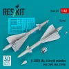 ResKit Models R-40RD (AA-6 Acrid) missiles (2 pcs) (MiG-25PD, MiG-25PDS) (3D printed) - rakéták, 2 db
