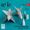 ResKit Models R-40RD (AA-6 Acrid) missiles (2 pcs) (MiG-25PD, MiG-25PDS) (3D printed) - rakéták, 2 db