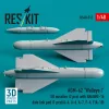 ResKit Models AGM-62 Walleye I ER missiles (2 pcs) with AN/AWG-16 data link pod (1 pcs) (A-4, A-6, A-7, F-4, F/A-18) (3D Printed) - AGM-62 Walleye I ER – rakéták, 2 db