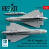 ResKit Models AGM-62 Walleye II ER missiles (2 pcs) with AN/AWG-16 data link pod (1 pcs) (A-4, A-6, A-7, F-4, F/A-18) (3D Printed) - AGM-62 Walleye II ER – rakéták, 2 db