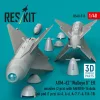ResKit Models AGM-62 Walleye II ER missiles (2 pcs) with AN/AWG-16 data link pod (1 pcs) (A-4, A-6, A-7, F-4, F/A-18) (3D Printed) - AGM-62 Walleye II ER – rakéták, 2 db