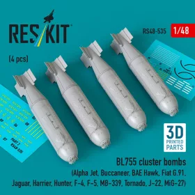 ResKit Models BL755 – kazettás bombák, 4 db