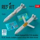 ResKit Models Storm Shadow/SCALP EG missiles (2 pcs) (Su-24, Tornado, Eurofighter Typhoon, Mirage 2000, Rafale, Nimrod) (3D Printed) - Storm Shadow/SCALP EG – rakéták, 2 db
