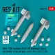 ResKit Models AGM-130C missiles (2 pcs) (BLU-109 warhead) with AN/AXQ-14 data link pod (1 pcs) (F-16I, F-15E, F-111F) (3D Printed) - rakéták, 2 db