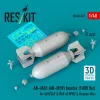 ResKit Models AN-M65 (AN-M59) bombs (2 pcs) (1000 lbs) for all USAF & RAF of WW2 & Korean War (3D Printed) - bombák, 1000 fontos, 2 db