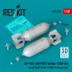 ResKit Models AN-M65 (AN-M59) bombs (2 pcs) (1000 lbs) for all USAF & RAF of WW2 & Korean War (3D Printed) - bombák, 1000 fontos, 2 db