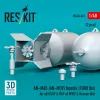 ResKit Models AN-M65 (AN-M59) bombs (2 pcs) (1000 lbs) for all USAF & RAF of WW2 & Korean War (3D Printed) - bombák, 1000 fontos, 2 db