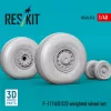 ResKit Models F-111A/B/C/D weighted wheel set (3D Printed) - terhelt állapotú kerékkészlet