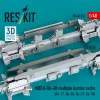 ResKit Models MBD3-U6-68 multiple bombs racks (2 pcs) (3D Printed) - MBD3-U6-68 – többes bombafelfüggesztő keretek, 2 db