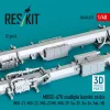 ResKit Models MBD2-67U multiple bombs racks (2 pcs) (3D Printed) - MBD2-67U – többes bombafelfüggesztő keretek, 2 db