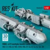 ResKit Models MBD2-67U multiple bombs racks (2 pcs) (3D Printed) - MBD2-67U – többes bombafelfüggesztő keretek, 2 db