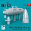 ResKit Models AN/ALQ-71(V)-2 (QRC-161-1) ECM pod (1pcs) (A-4, A-7, F-4, F-100, RF-101C, F-105) (3D Printed) - AN/ALQ-71(V)-2 (QRC-161-1) ECM – konténer, 1 db
