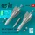 ResKit Models AGM-62 Walleye II missiles (2 pcs) with AN/AWG-16 data link pod (1 pcs) (A-4, A-6, A-7, F-4, F/A-18) (3D Printed) - AGM-62 Walleye II – rakéták, 2 db