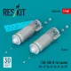ResKit Models FAB-500 M-54 bombs (2 pcs) (Su-17, Su-22, Su-24, Su-25) (3D Printed) - FAB-500 M-54 – bombák, 2 db