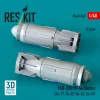 ResKit Models FAB-500 M-54 bombs (2 pcs) (Su-17, Su-22, Su-24, Su-25) (3D Printed) - FAB-500 M-54 – bombák, 2 db