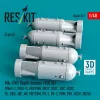 ResKit Models Mk-XVII – mélységi bombák, 350 fontos, 4 db