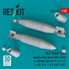 ResKit Models BLU-27A/B 750lb napalm – bombák, 2 db