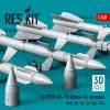ResKit Models R-27ER (AA-10 Alamo-C) missiles (4 pcs) (MiG-29, Su-27, Yak-141) (3D Printed) - R-27ER (AA-10 Alamo-C) – rakéták, 4 db