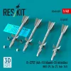 ResKit Models R-27ET (AA-10 Alamo-D) missiles (4 pcs) (MiG-29, Su-27, Yak-141) (3D Printed) - R-27ET (AA-10 Alamo-D) – rakéták, 4 db